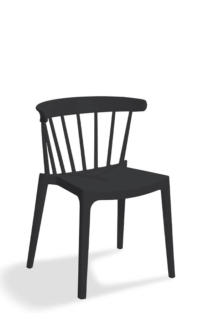 Stapelstuhl Windo Schwarz
