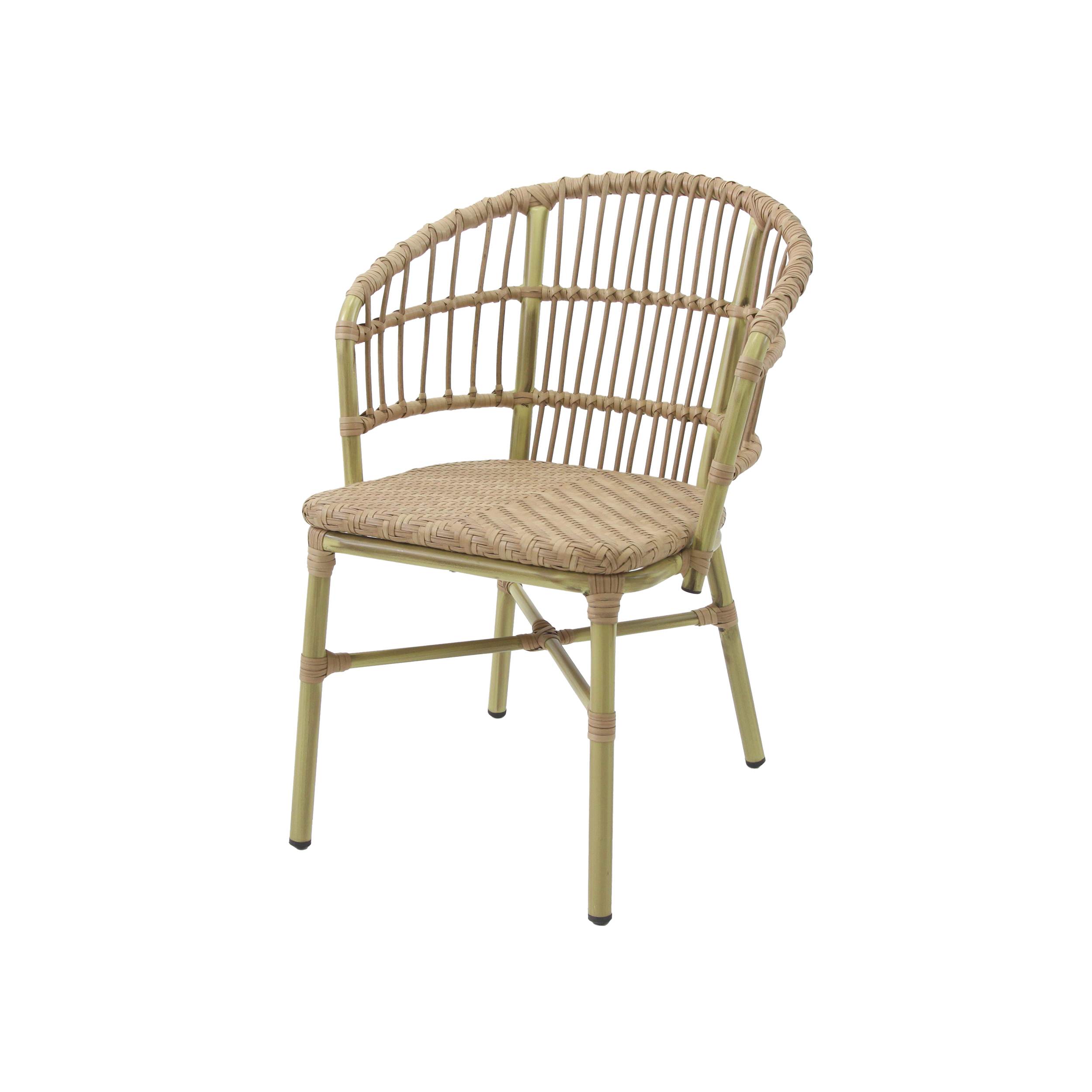 Stuhl Cunno Bistro Rotan Bamboo-natural